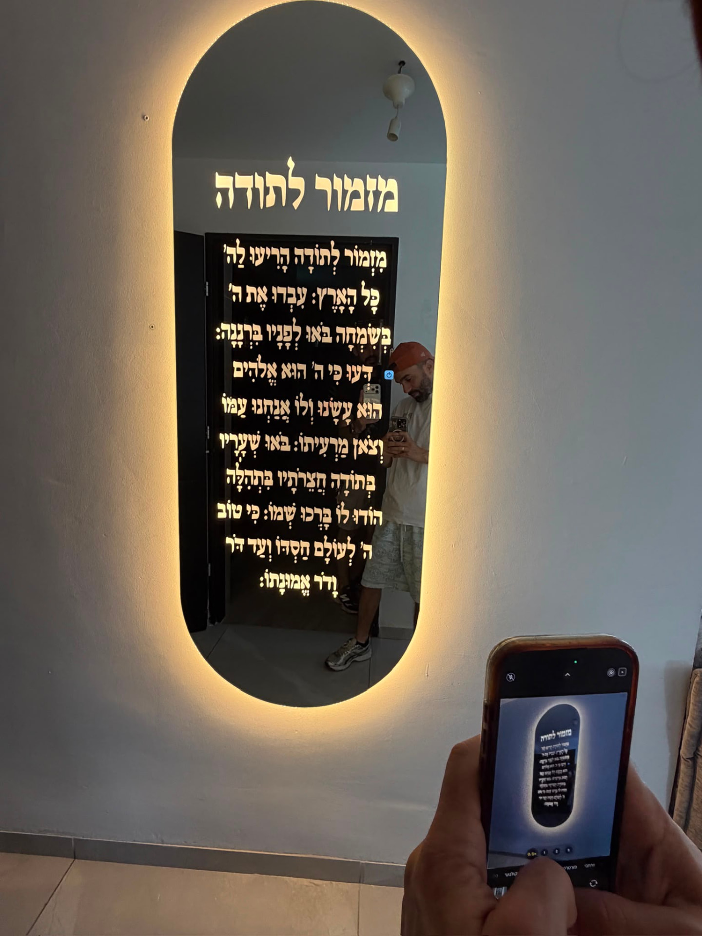 מראת מזמור לתודה עגולה